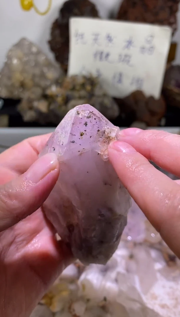 未镶嵌珠宝半成品水晶89号174g四川超七花园水晶