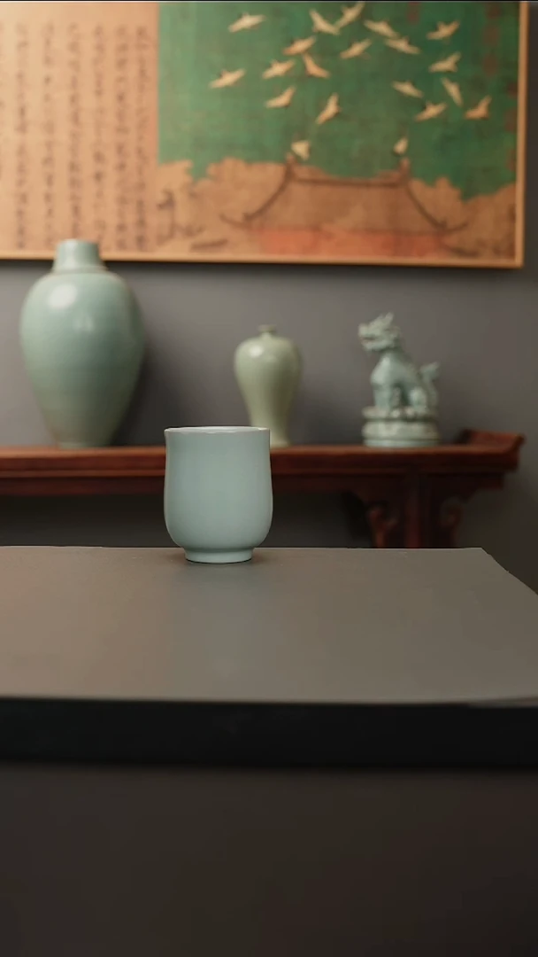 【闪购商品】杯仿古釉原矿  玉兰闻香