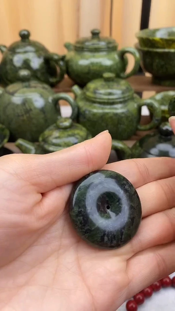 【闪购商品】蛇纹石玉平安扣未镶嵌平安扣