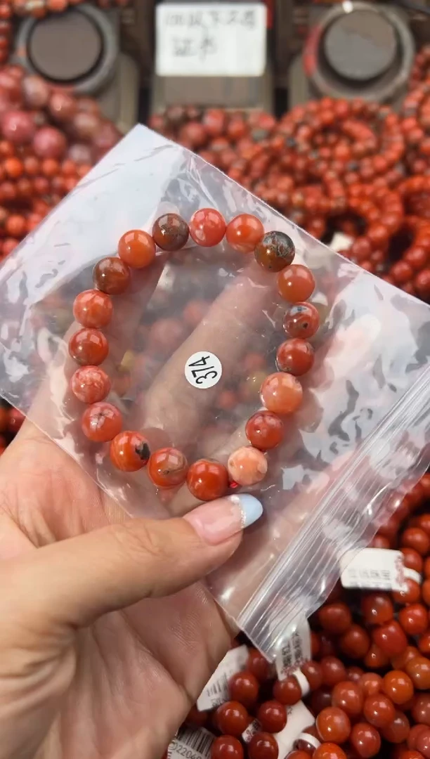 未镶嵌手串南红玛瑙10+