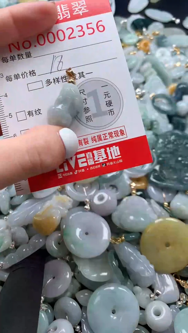 翡翠未镶嵌吊坠(不含链)2356