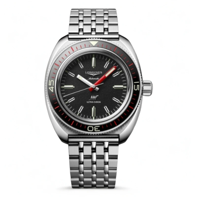 未使用 Longines/浪琴 浪琴 l2.836.4.52.9高频 天文台潜水腕表