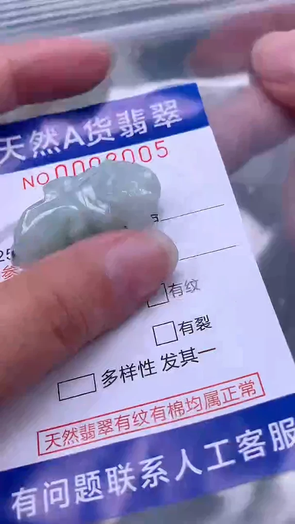 翡翠未镶嵌吊坠(不含链)1