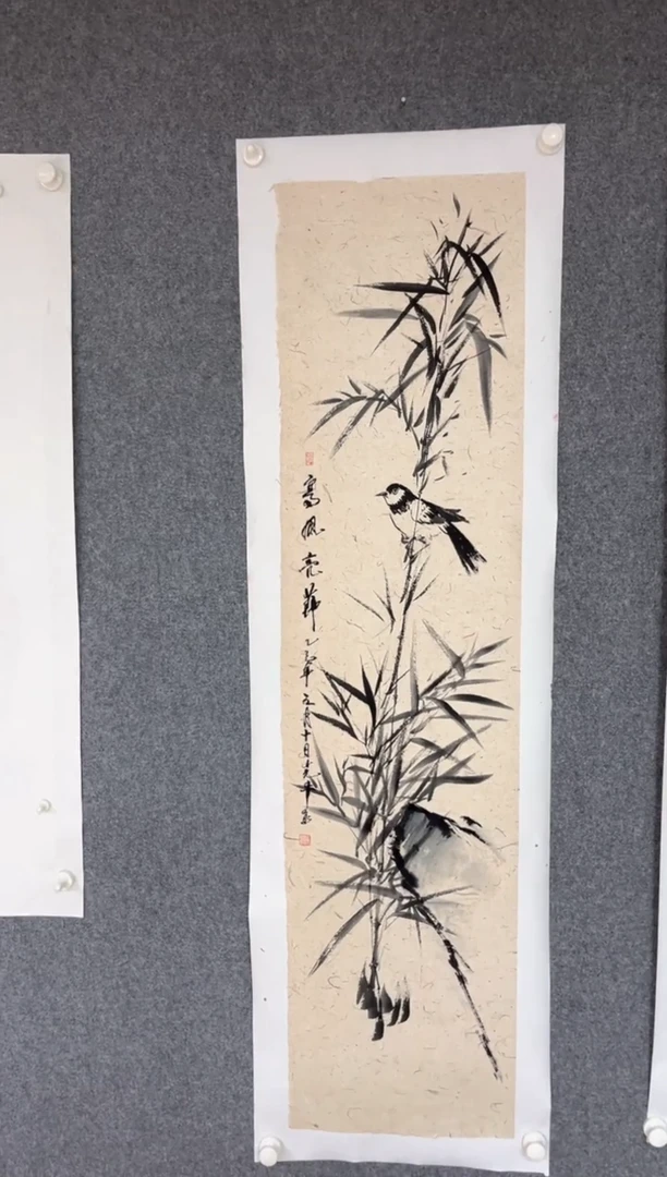 国画王先平老师作品四尺对开