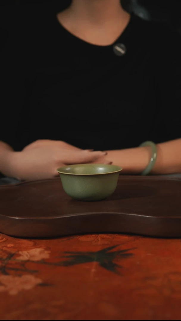 杯子瓷汝州原产地原矿仿古老釉y鸡缸一级