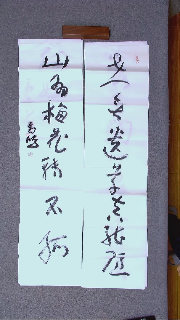 书法王高生 福建漳州 四尺对联