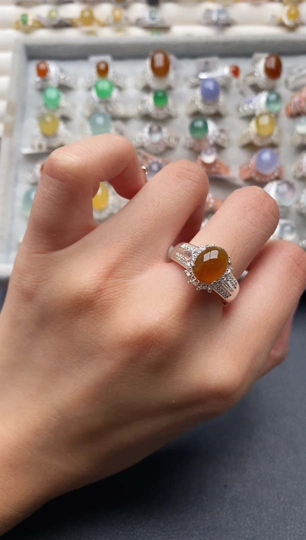 未镶嵌戒指翡翠6666666+6