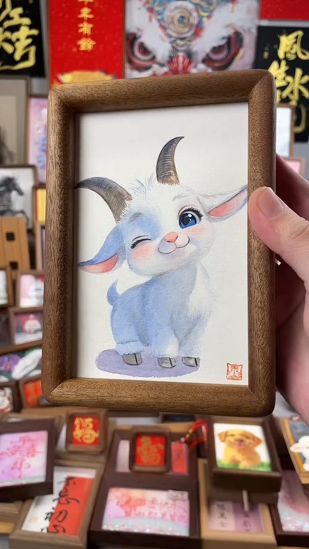 国画纯手绘 书法绘画作品