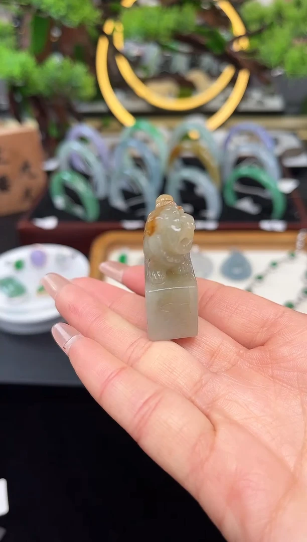 未镶嵌摆件翡翠印章