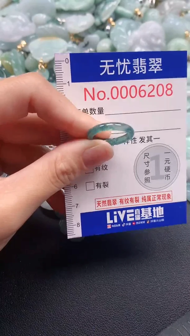 吊坠(不含链)未镶嵌翡翠6208