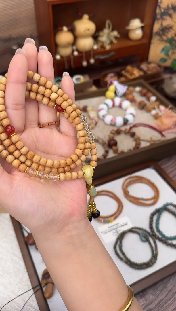 吊坠菩提根/象牙果龙脊菩提108