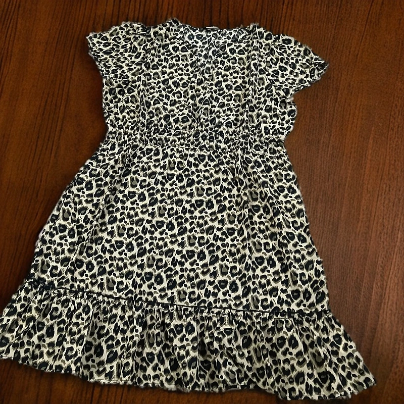 9560豹纹外贸原单连衣裙