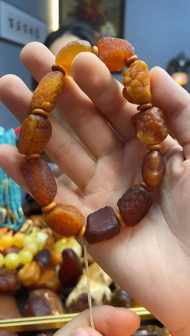 未镶嵌琥珀手串手串