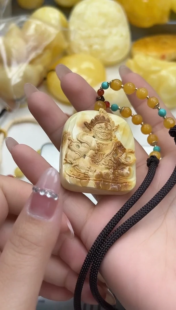 裸石琥珀未镶嵌天然琥珀蜜蜡吊坠