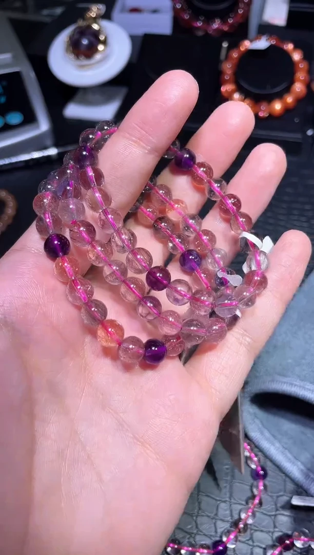 【闪购商品】水晶手链未镶嵌超七单圈A7（多样性发其一）