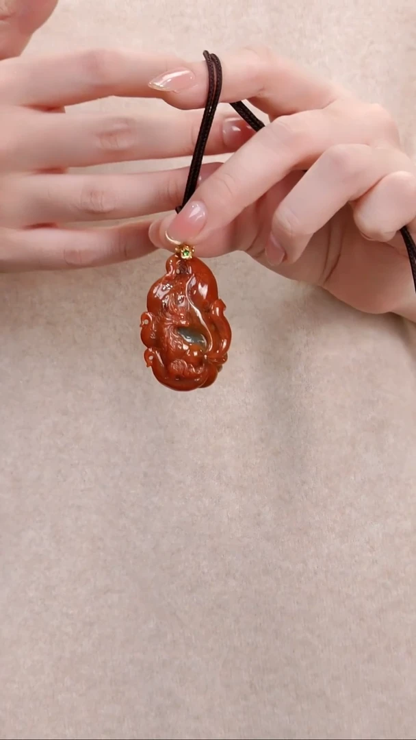 颈饰未镶嵌翡翠国风