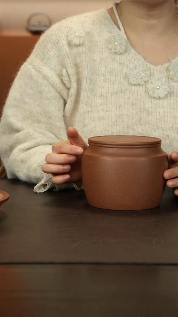 【闪购商品】紫砂茶壶直播福利平盖茶叶罐红降坡