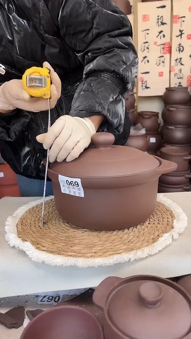 宜兴紫砂微瑕3升锅069