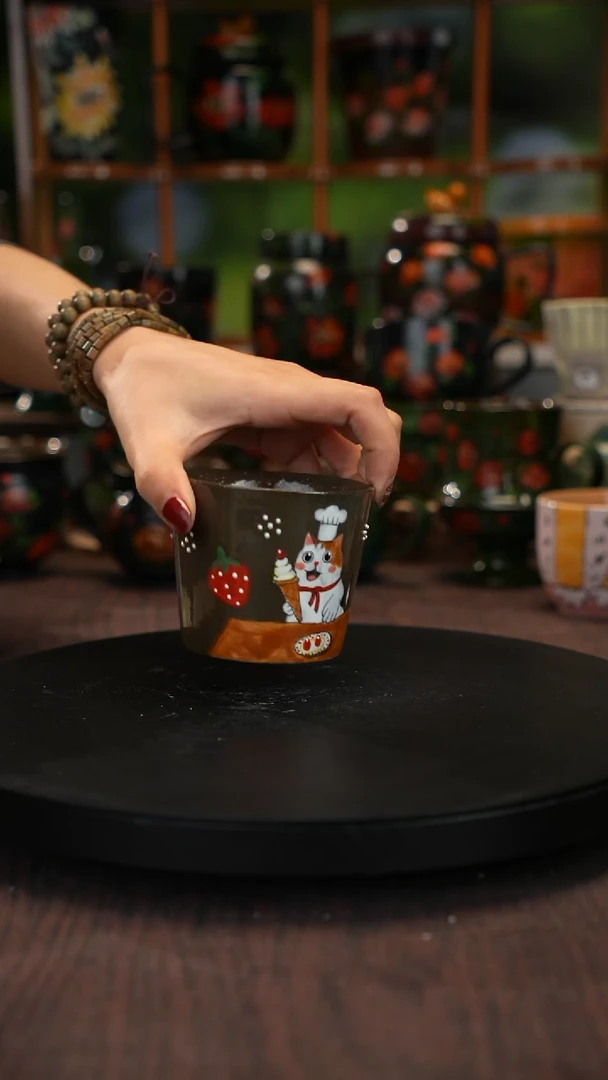 油画手绘 釉下彩