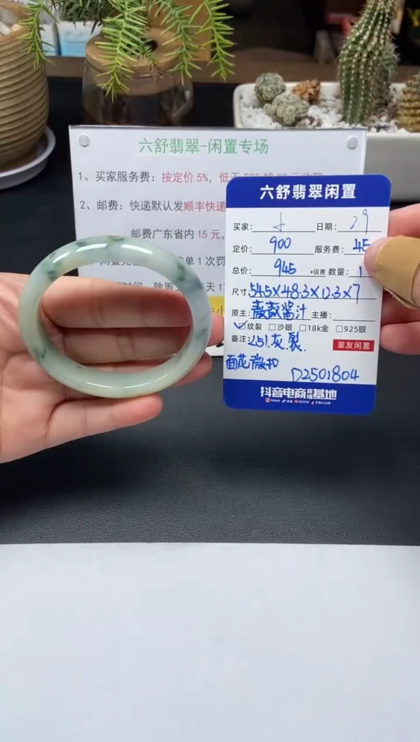 【闪购商品】翡翠手镯未镶嵌D2501804