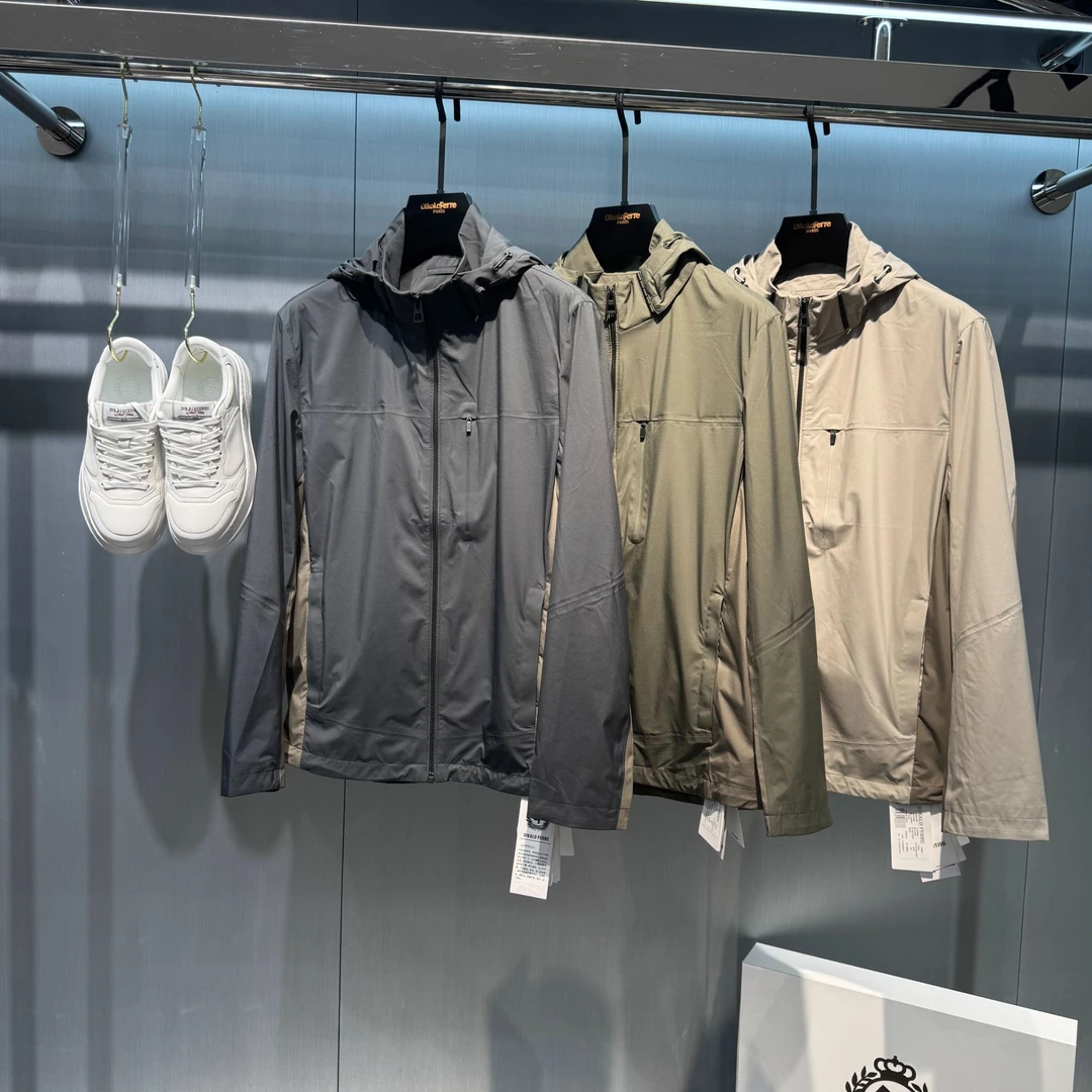 DIKALO FERRE/迪卡里奥 费雷DF117096新款男士秋季连帽外套拼色