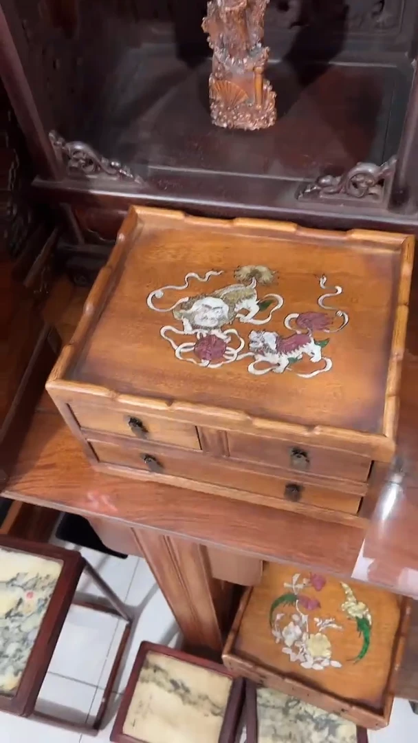 木狮子滚绣球都城箱