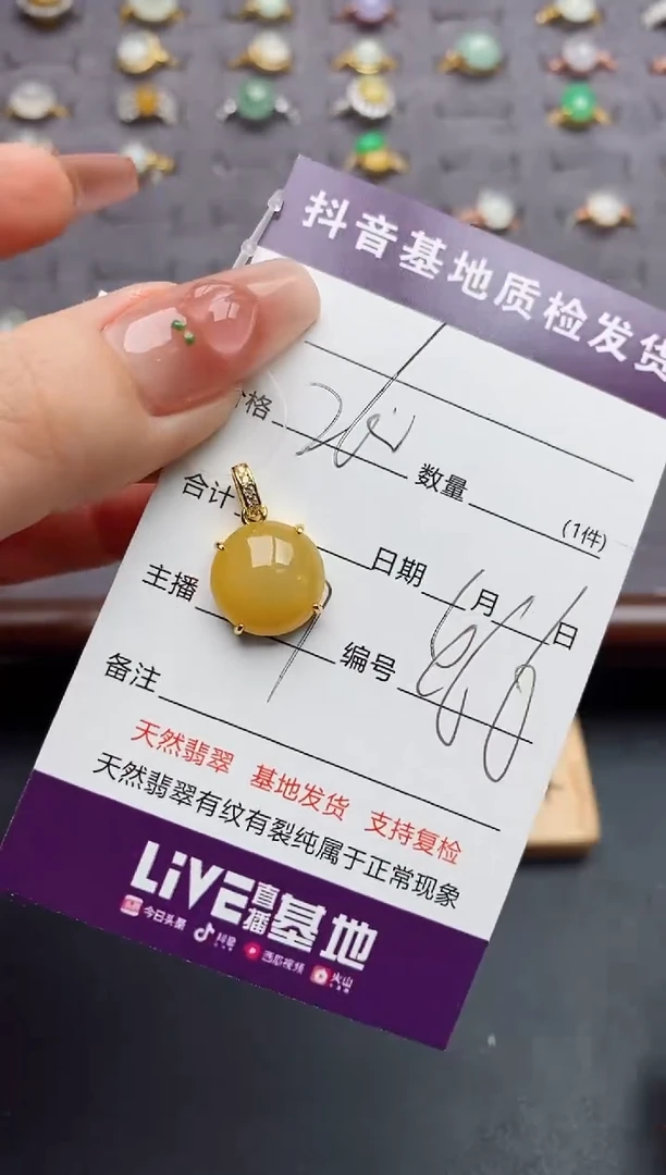 颈饰银S925镶嵌翡翠.....