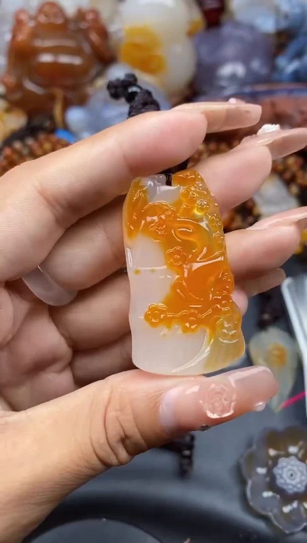 【闪购商品】玛瑙/玉髓颈饰未镶嵌ll