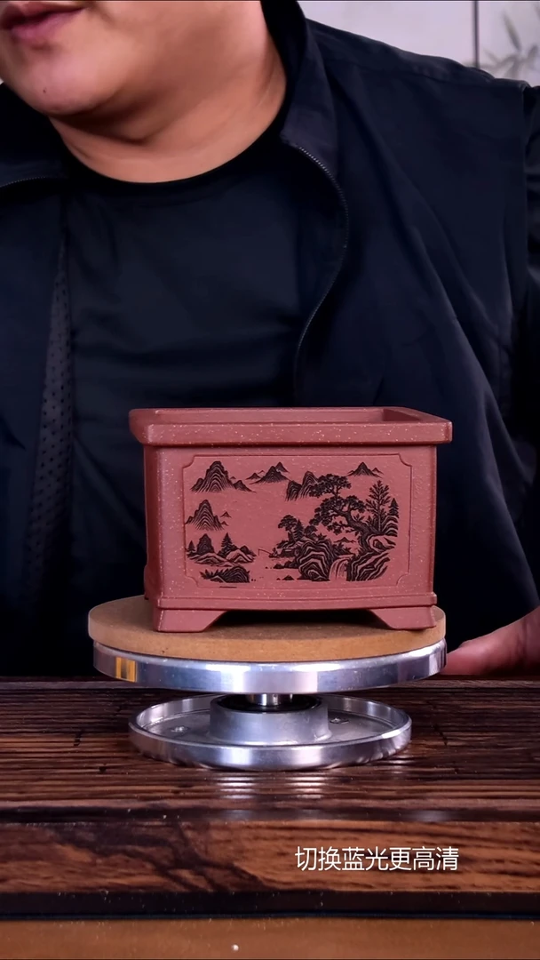 紫砂花盆紫砂花盆内口10-7