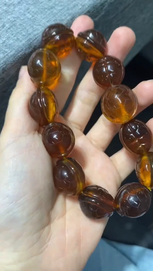 未镶嵌琥珀手串手串