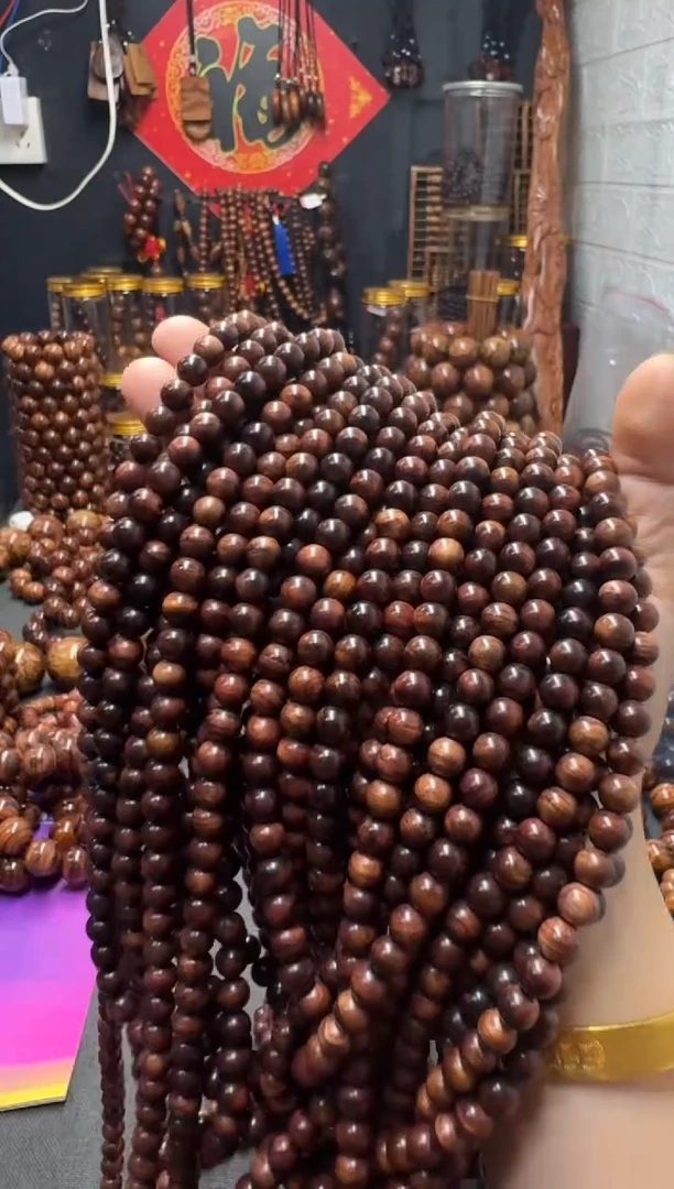 黄花梨/降香黄檀手串/手链正宗0.8×108规格海黄手串