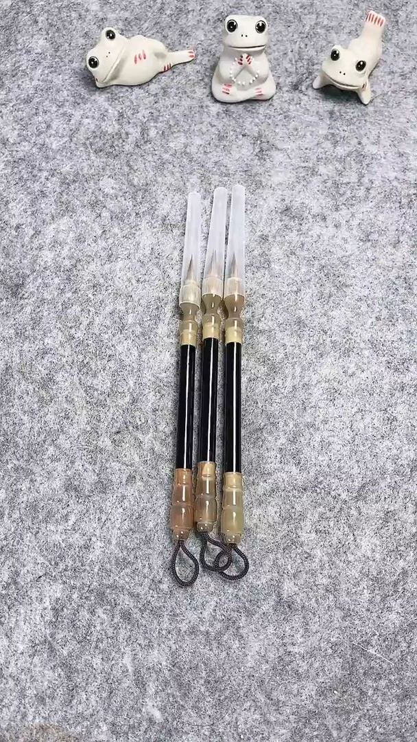 狼毫小楷毛笔三支