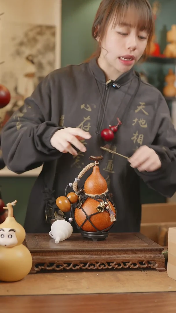 【闪购商品】178号精品天然大漆工艺防渗内胆酒葫芦~