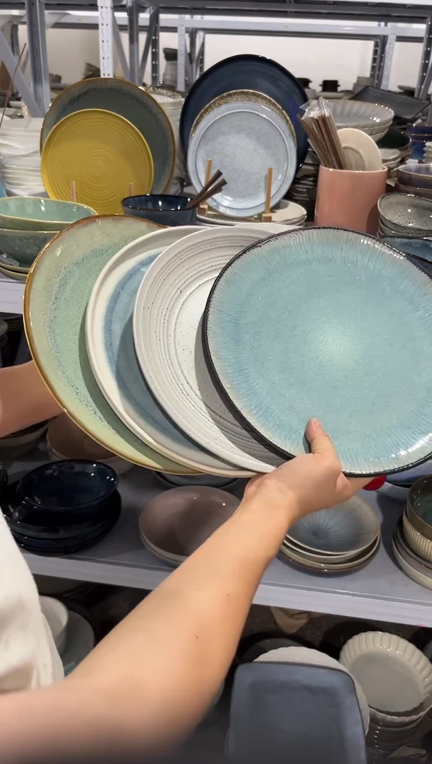 瓷片外贸尾货瑕疵满20包邮X4 大盘组合