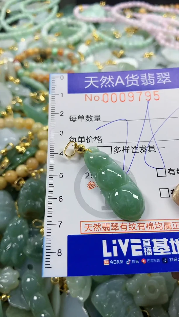 颈饰未镶嵌翡翠天然A货翡翠