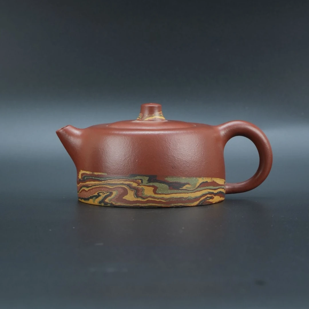 lot21557 417 戴静波 紫砂红皮龙天际壶 380cc