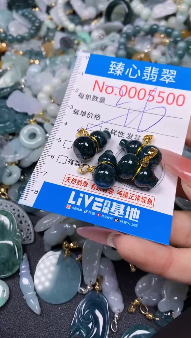 【闪购商品】翡翠颈饰未镶嵌含绳0005500