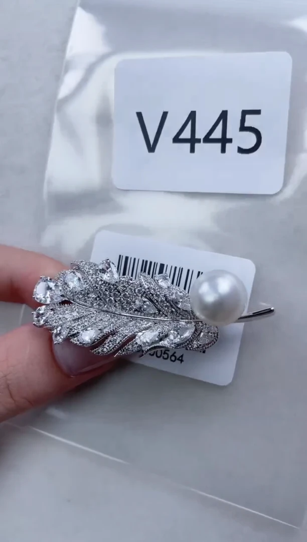 未镶嵌胸针海水珍珠V445