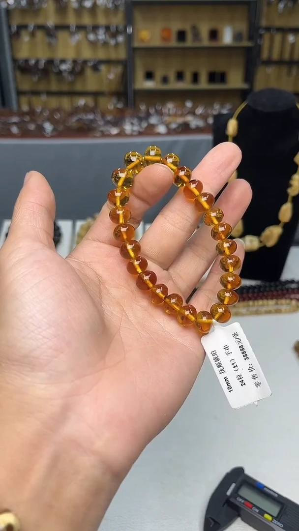 裸石琥珀未镶嵌抚顺琥珀10+多样性发其一