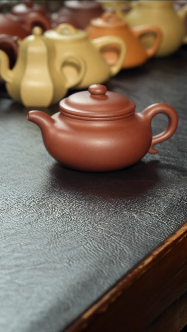 茶壶紫砂半手工 仿古壶 现货 紫泥
