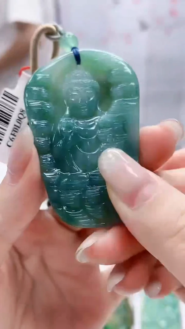 定制翡翠未镶嵌4812lr-毛货挂件144