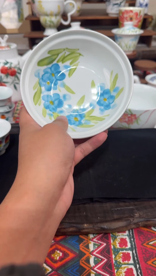 瓷片陶瓷景德镇高温釉下陶瓷清仓浮力价