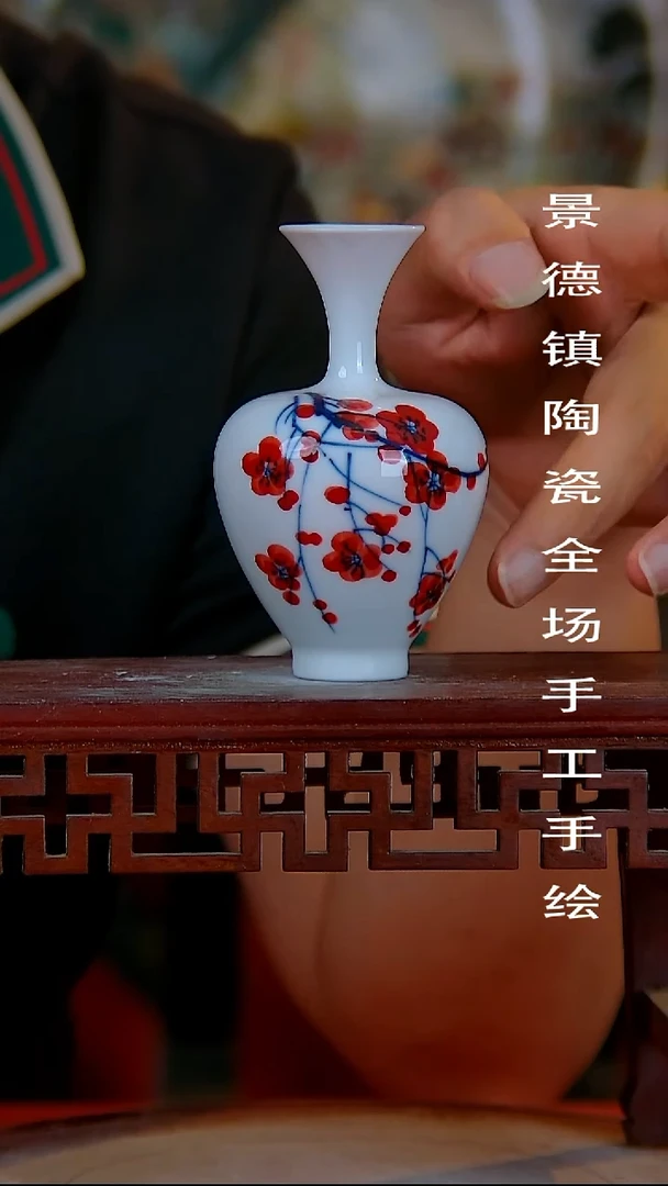 摆件手景德镇陶瓷 全场手工绘