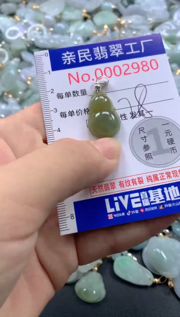 颈饰未镶嵌翡翠2980