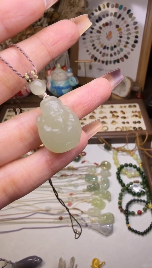 水晶摆件未镶嵌财神