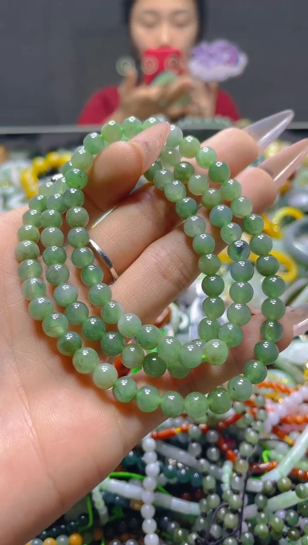 颈饰未镶嵌翡翠5MM