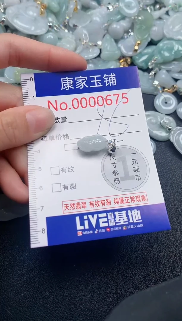 吊坠(不含链)未镶嵌翡翠675