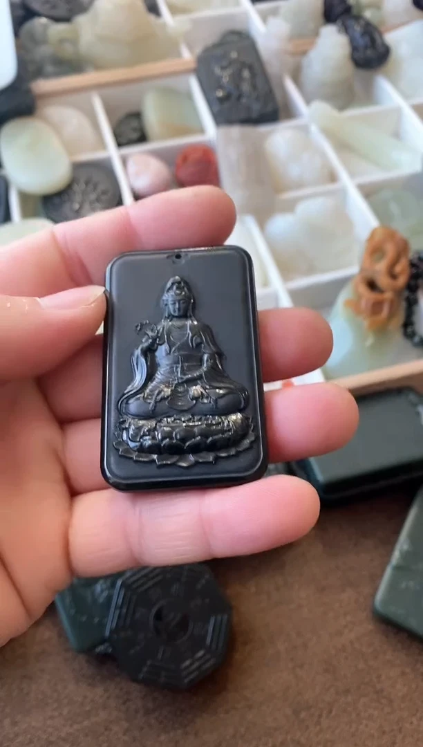 【闪购商品】和田玉吊坠(不含链)未镶嵌观音