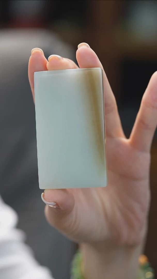 颈饰未镶嵌和田玉无事牌