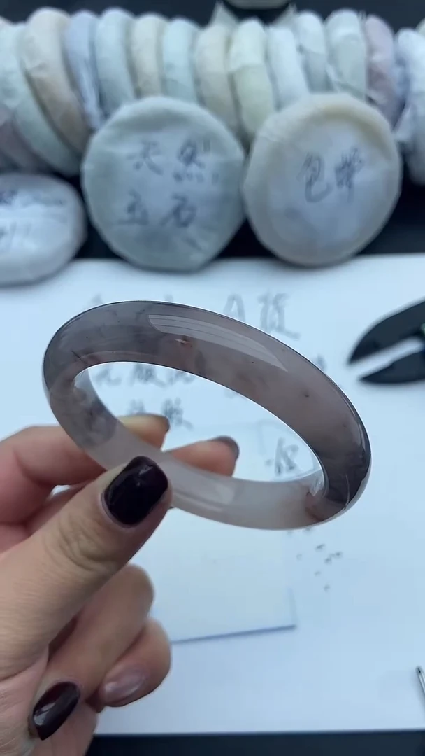 未镶嵌手镯石英质玉58+54/55